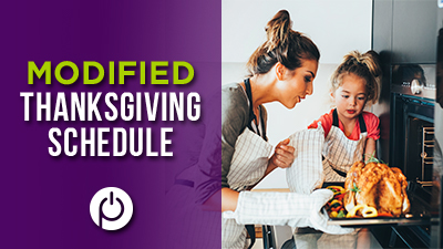 Thanksgiving Schedule